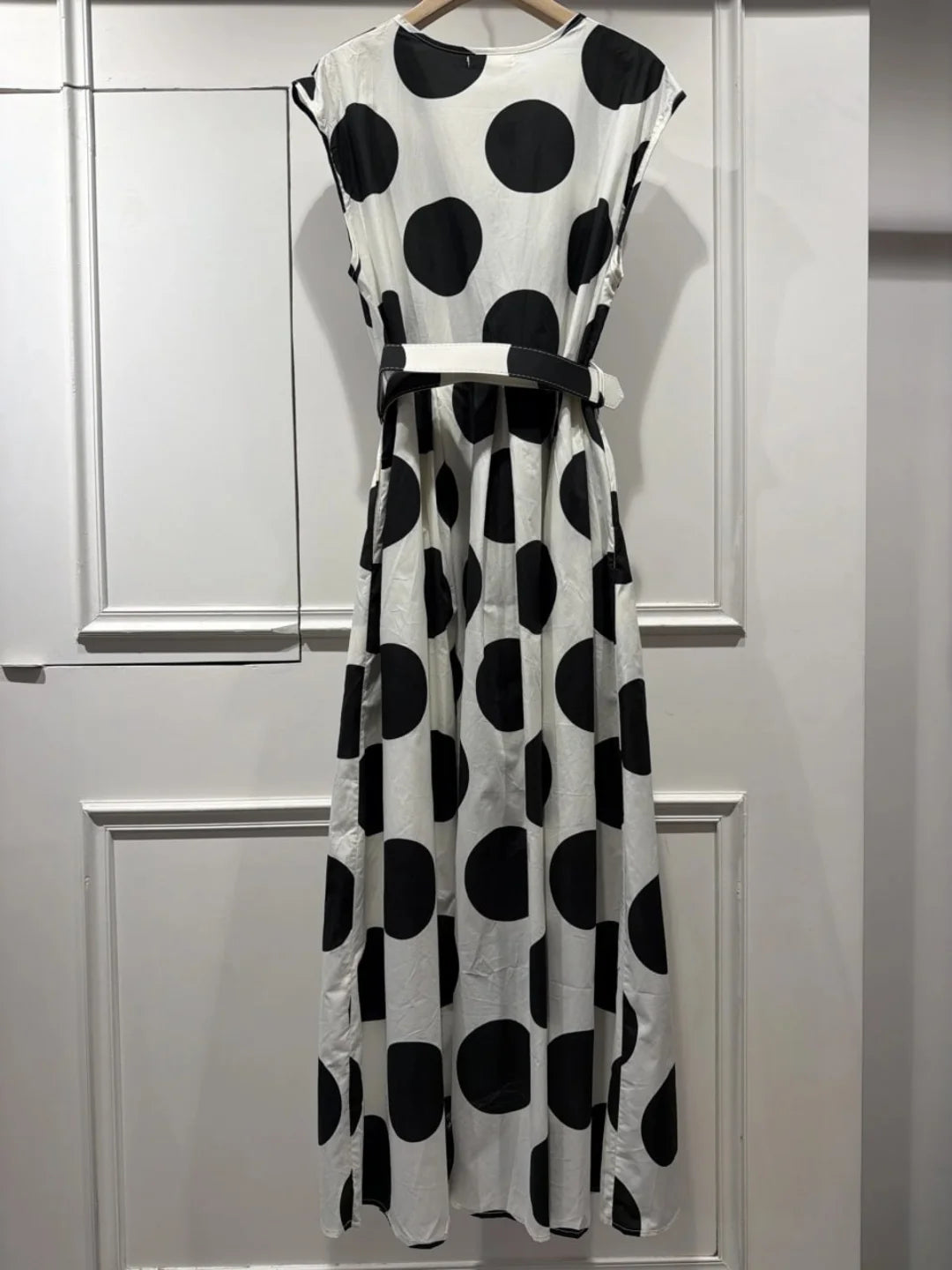 Robe Longue Sans Manche Ceinture My Queen - Vue dos