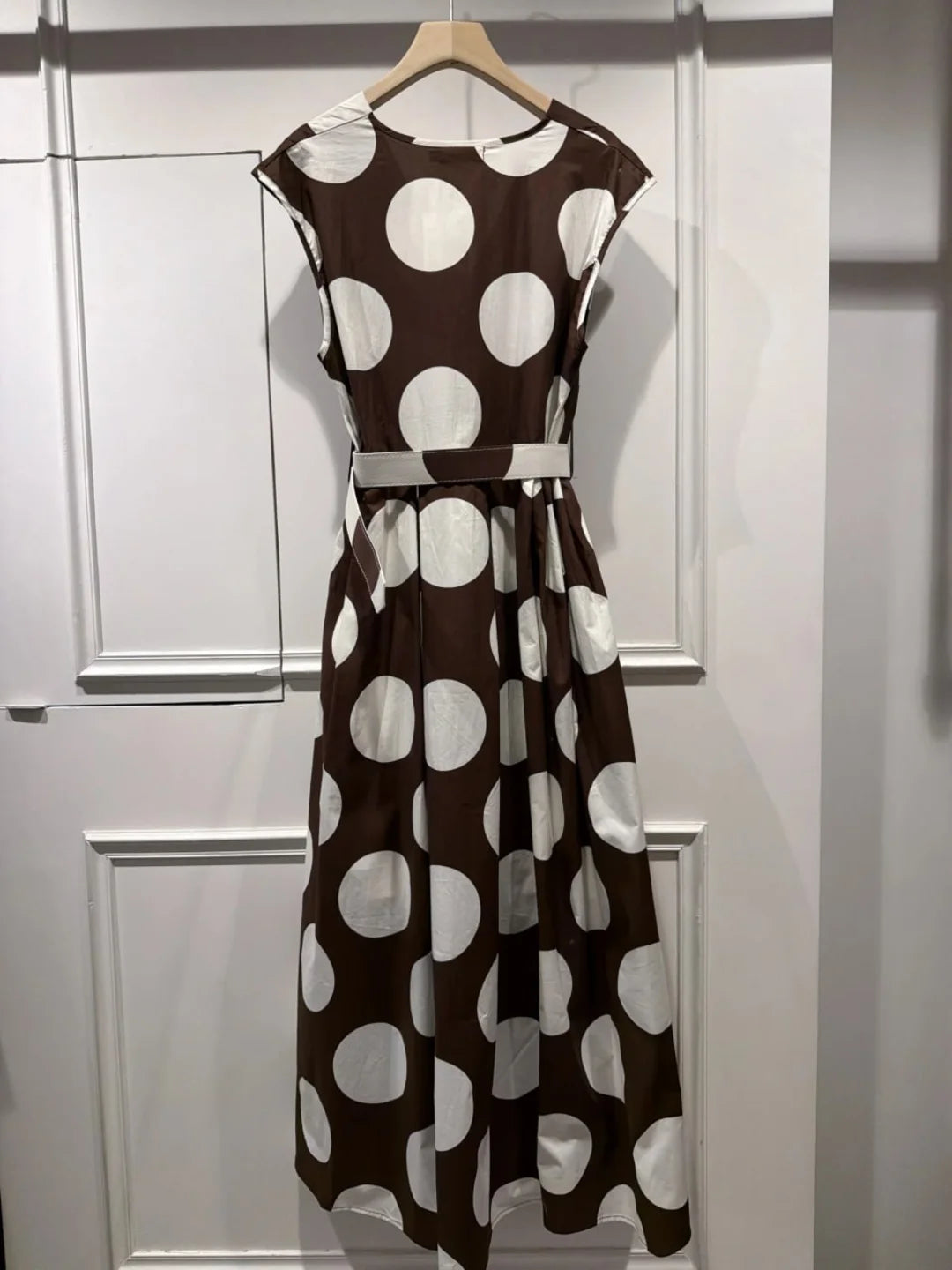 Robe Longue Sans Manche Ceinture My Queen - Vue profil
